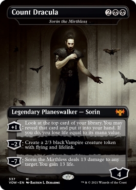 Sorin the Mirthless - Count Dracula Innistrad- Crimson Vow Dracula Showcase